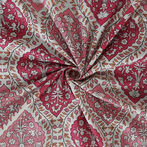 Pink_Cotton_The_Jaipuri_Lattice_Double_Bedsheet_With_Pillow_Cover_90_X_108_Cm